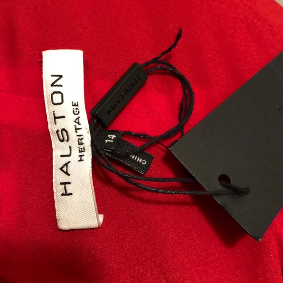 Halston Heritage Cutout Back Pleated Prom Dress - Picture 7 of 8